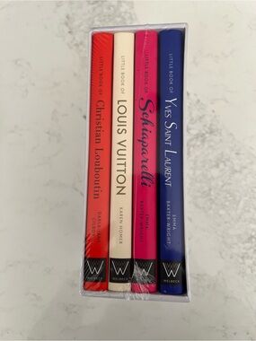 New unopened luxury designer books, set of 4
